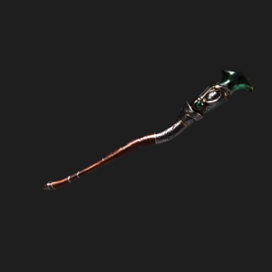 Emerald Serpent Wand