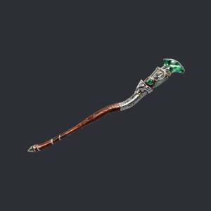 Emerald Serpent Wand