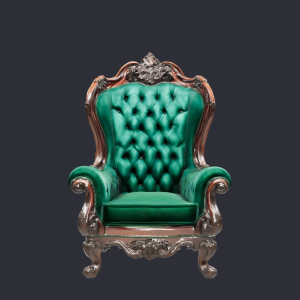 Baron's Velvet Armchair